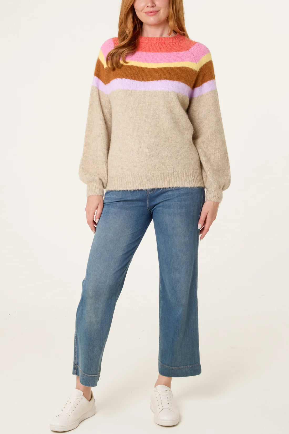 Colourful Stripe Knit Jumper