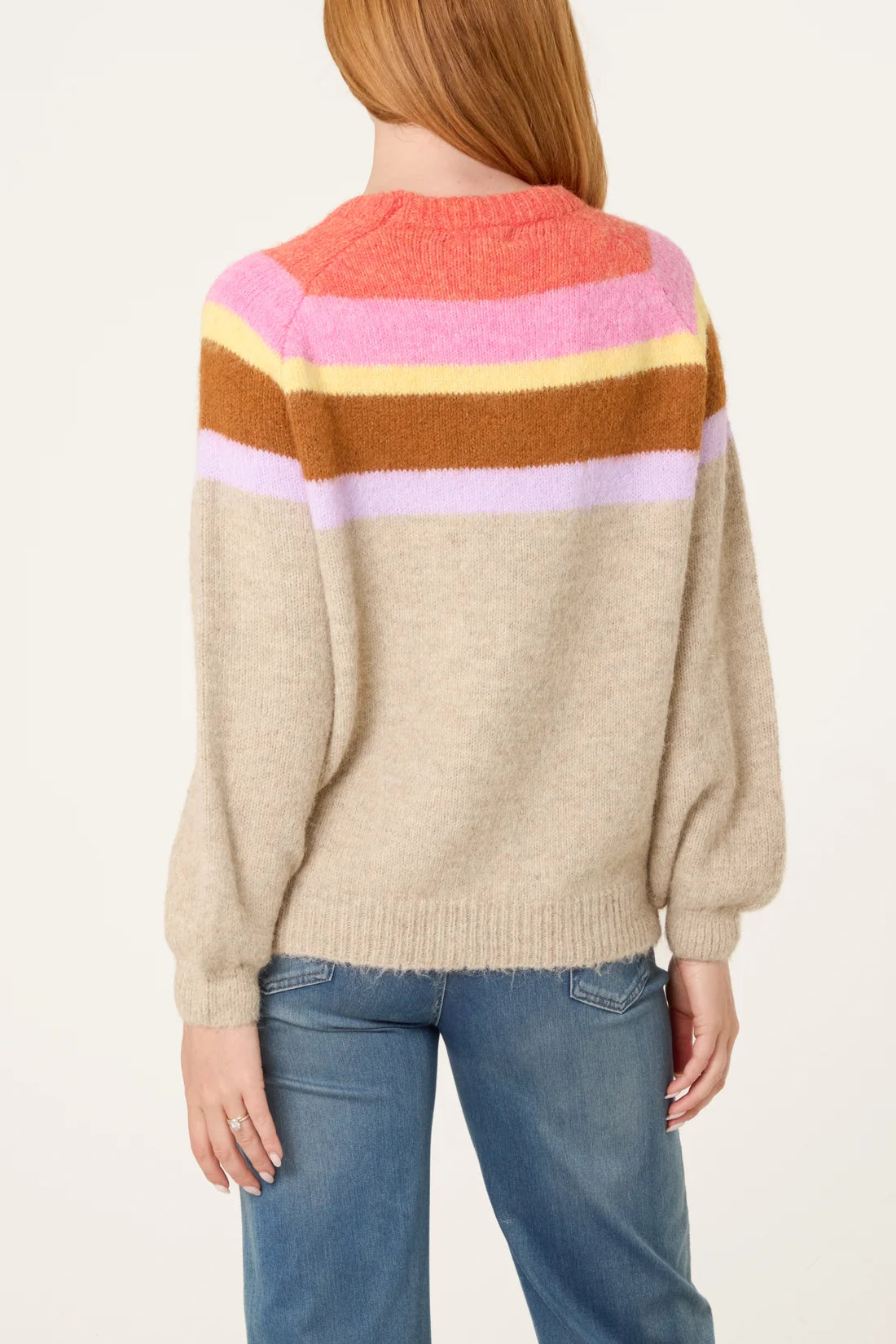 Colourful Stripe Knit Jumper