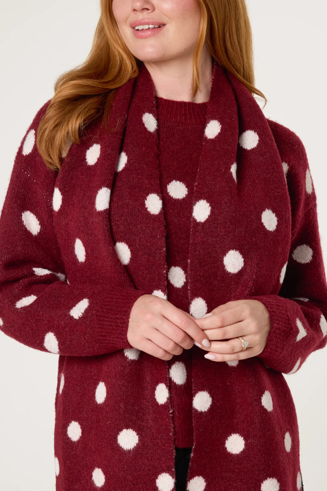 Polka Dot Knit Jumper