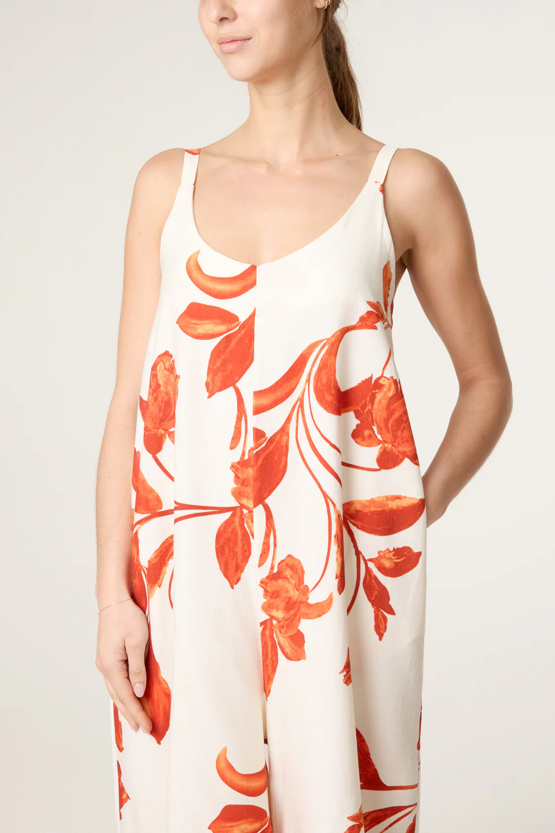 Floral Print Jumpsuit
