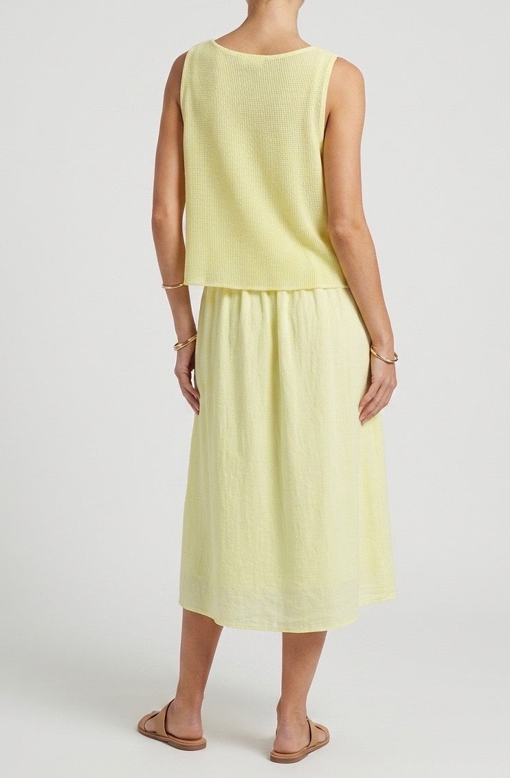 Textured Knit Tank & Midi Dress Set