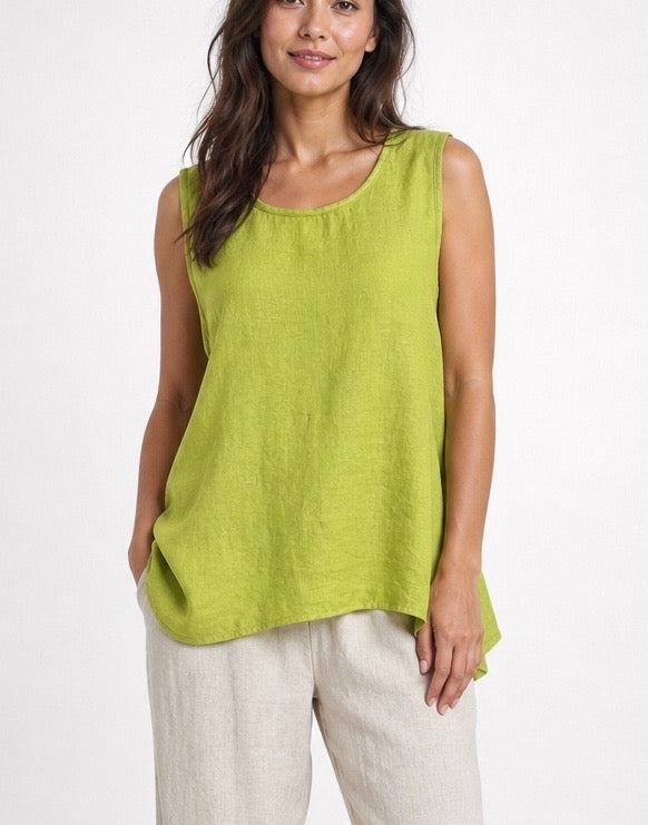 Crochet Back Sleeveless Top