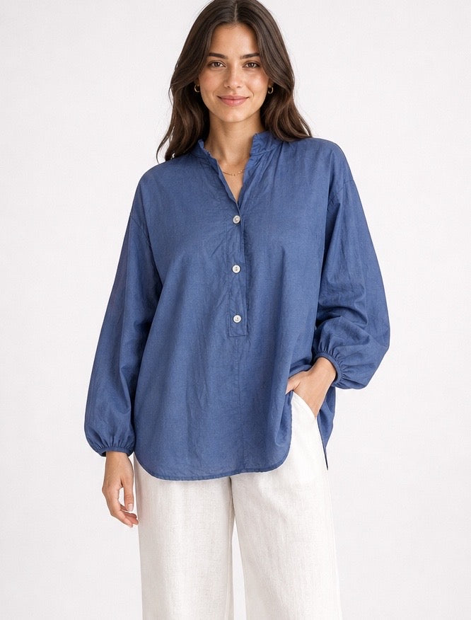 Soft Cotton Balloon Sleeve Blouse - Mixed Pack
