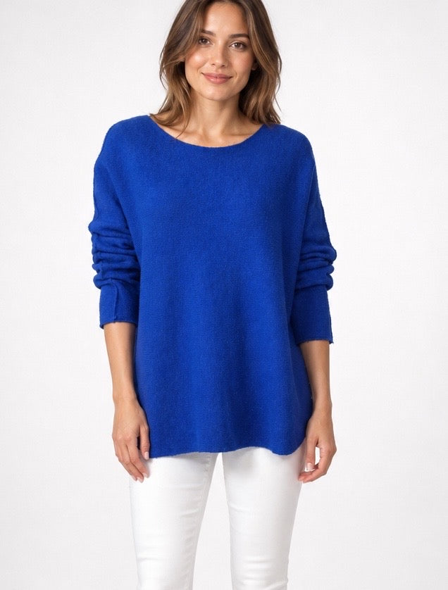 Relaxed Fit Textured Knit Jumper