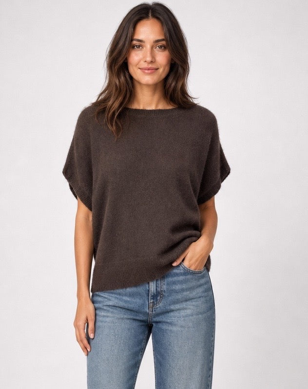 Soft Knit Boat Neck Top