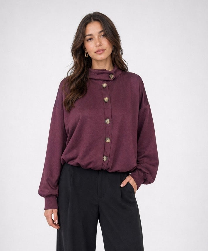 High Bubble Hem Button Jacket  - Mixed Pack