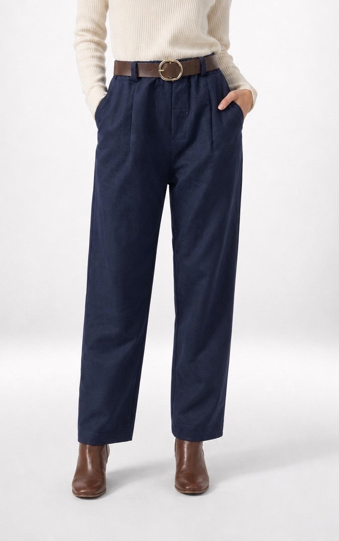 Suede Belted Trousers - Mixed Pack