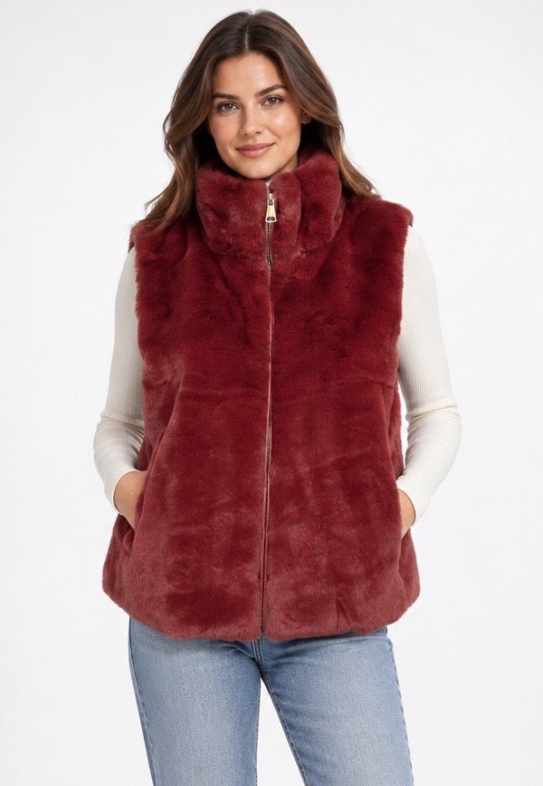 Plush Faux Fur Gilet - Mixed Pack