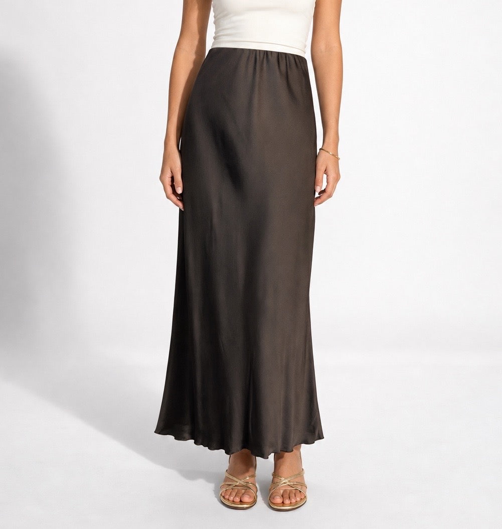 Satin Slip Skirt