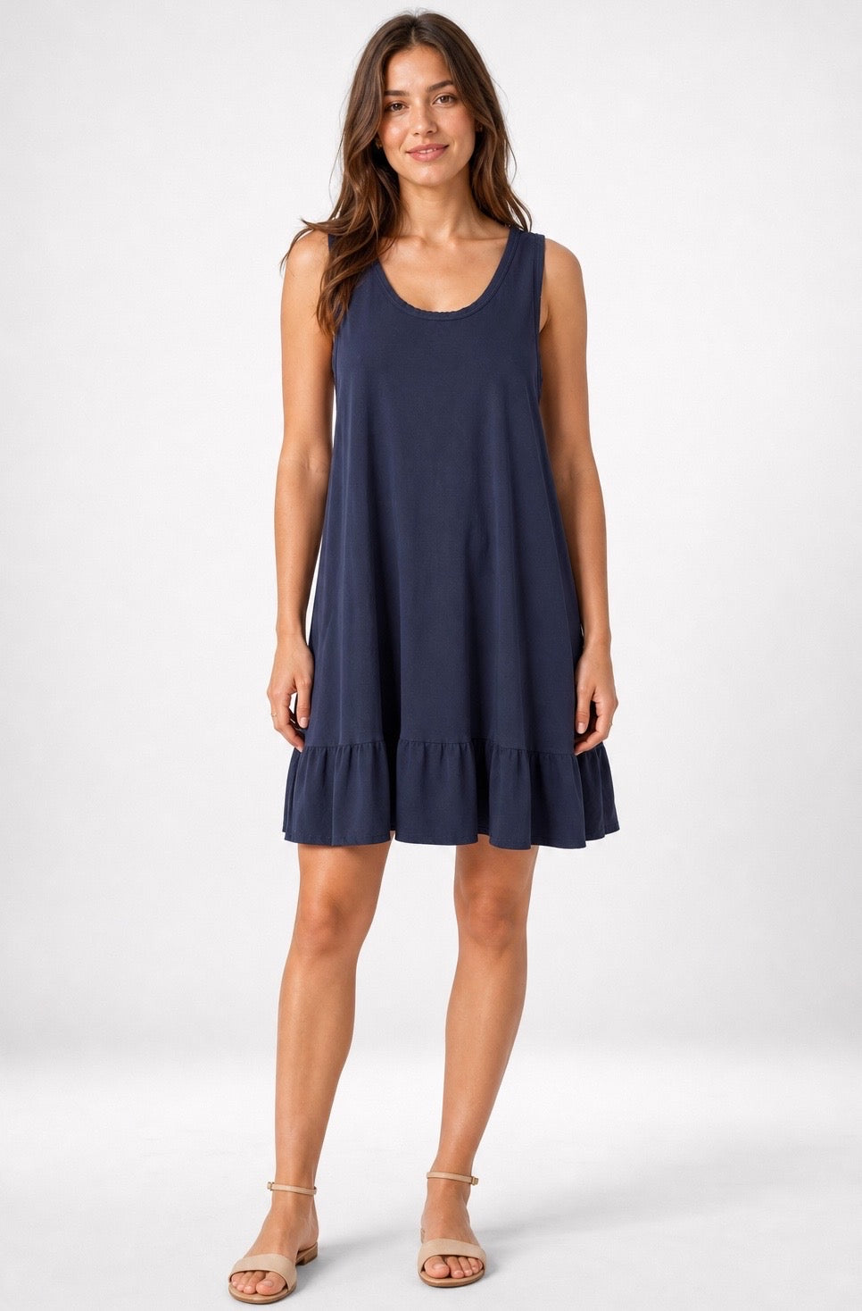 Tiered Hemline Dress