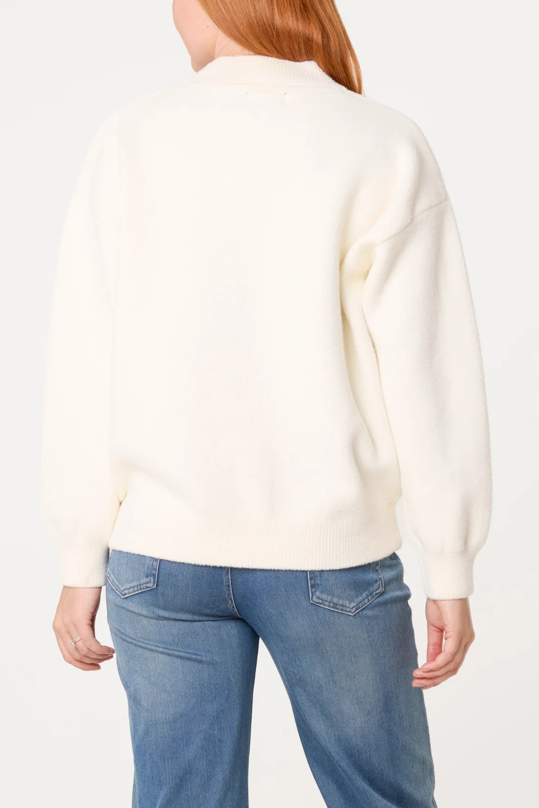 Denim Pocket Knit Jacket