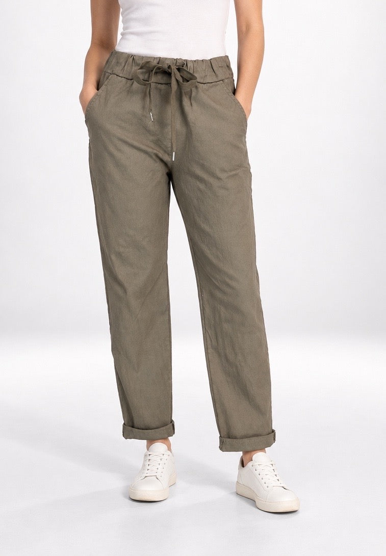 Stretch Cotton Magic Trousers