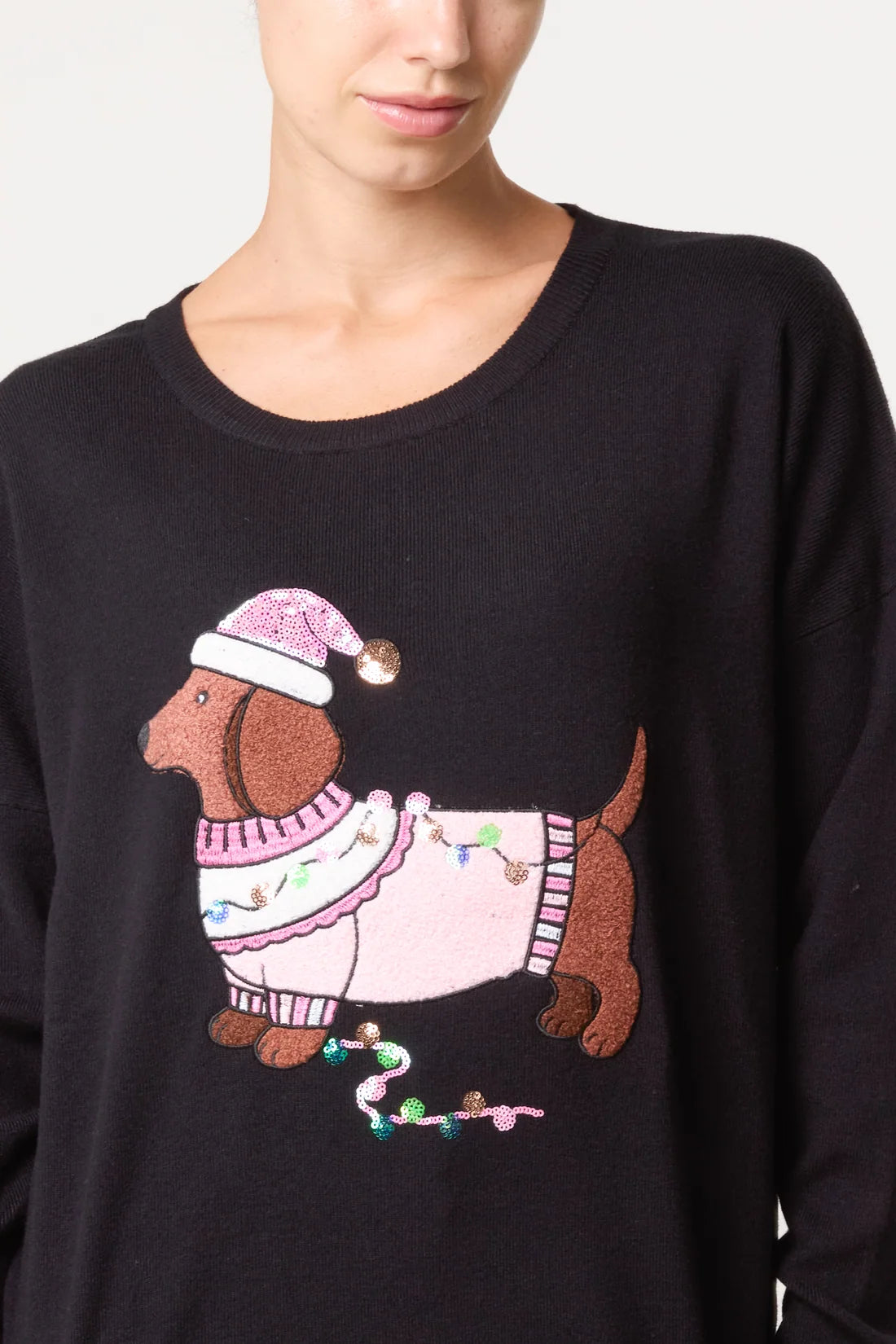 Dachshund Christmas Jumper