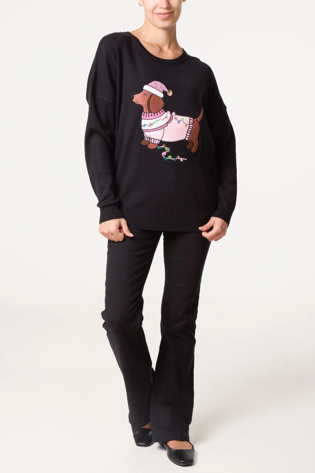 Dachshund Christmas Jumper