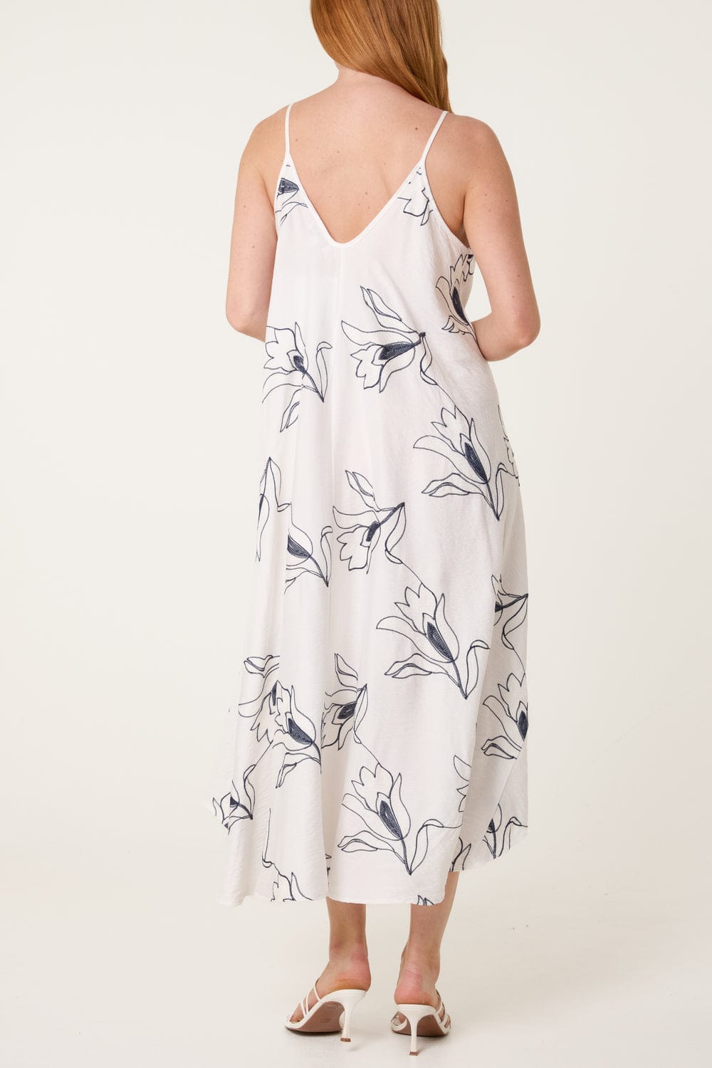 Maxi Dress with Floral Print