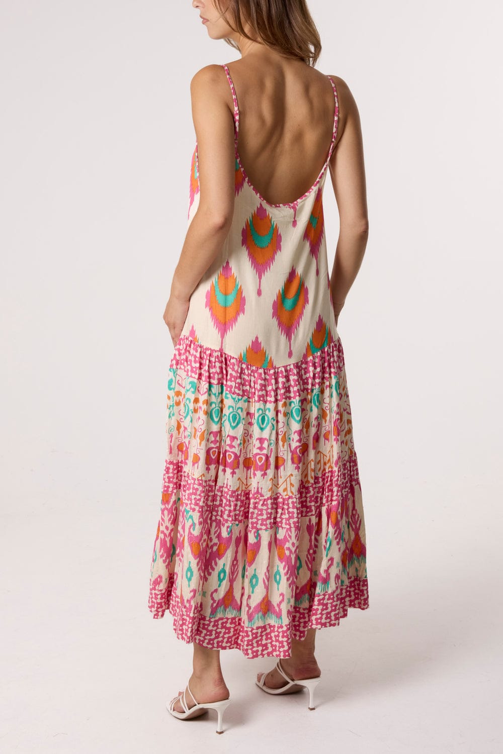 Bohemian Tiered Maxi Dress