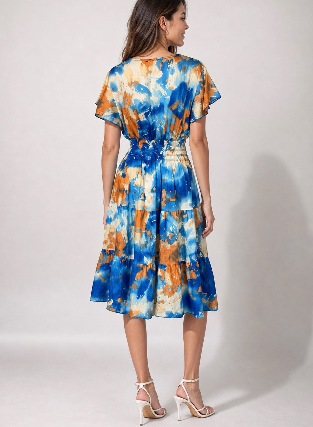 Abstract Print Midi Dress - Mixed Pack (2)