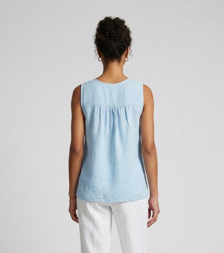 Embroidered Floral Sleeveless Top - Mixed Pack