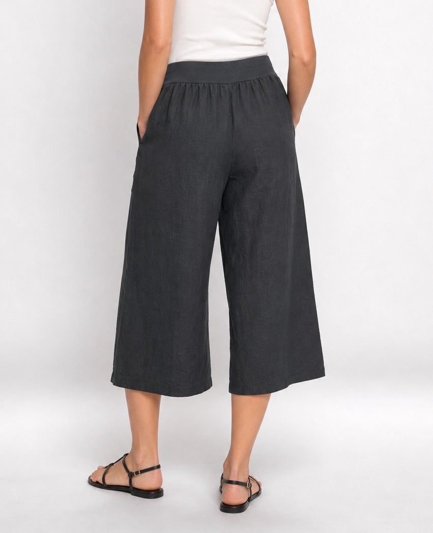 Linen Mix Button Culottes - Mixed Pack (2)