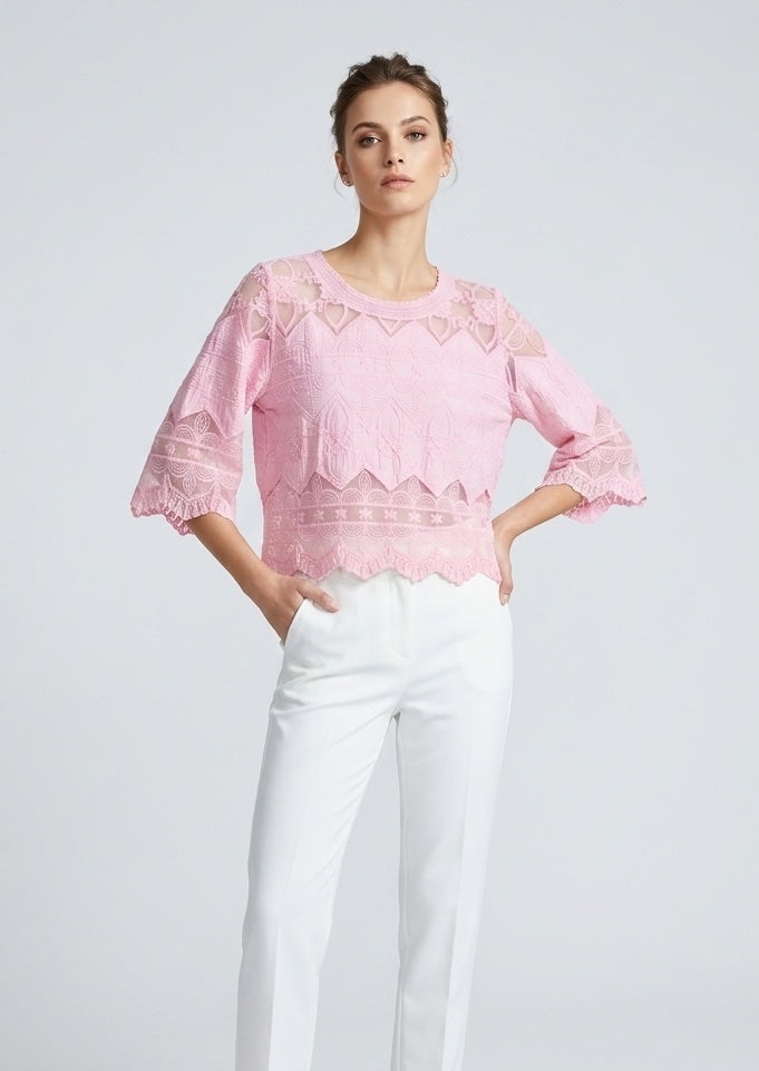 Lace Bell Sleeve Blouse - Mixed Pack