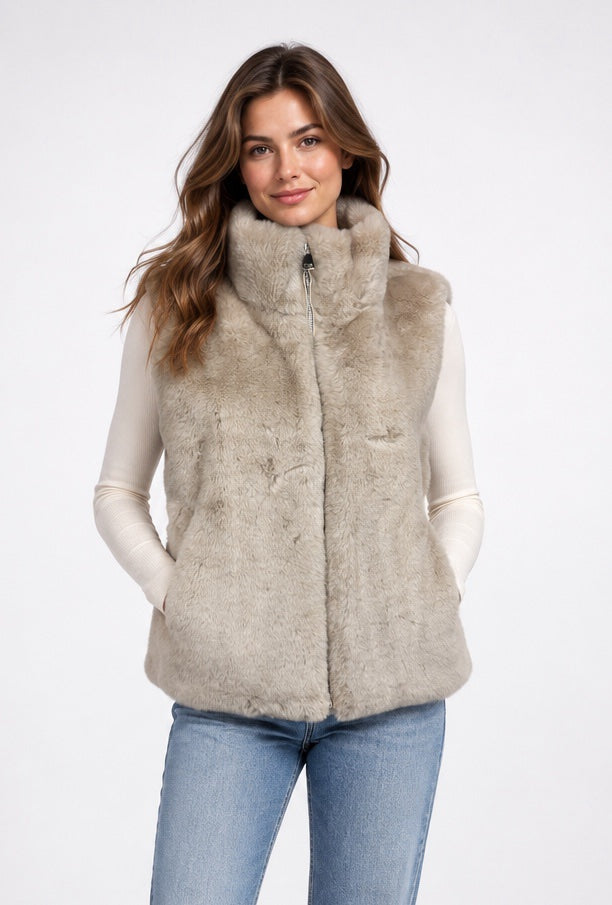 Plush Faux Fur Gilet - Mixed Pack