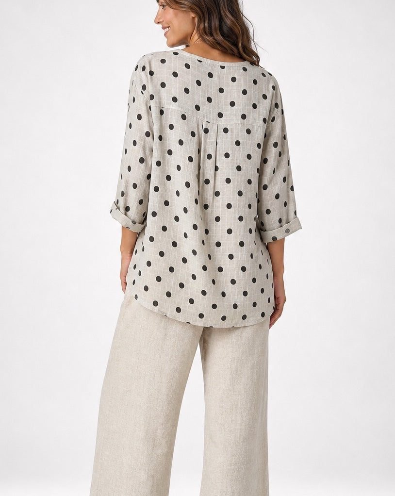 Polka Dot Cotton Blouse - Mixed Pack (2)