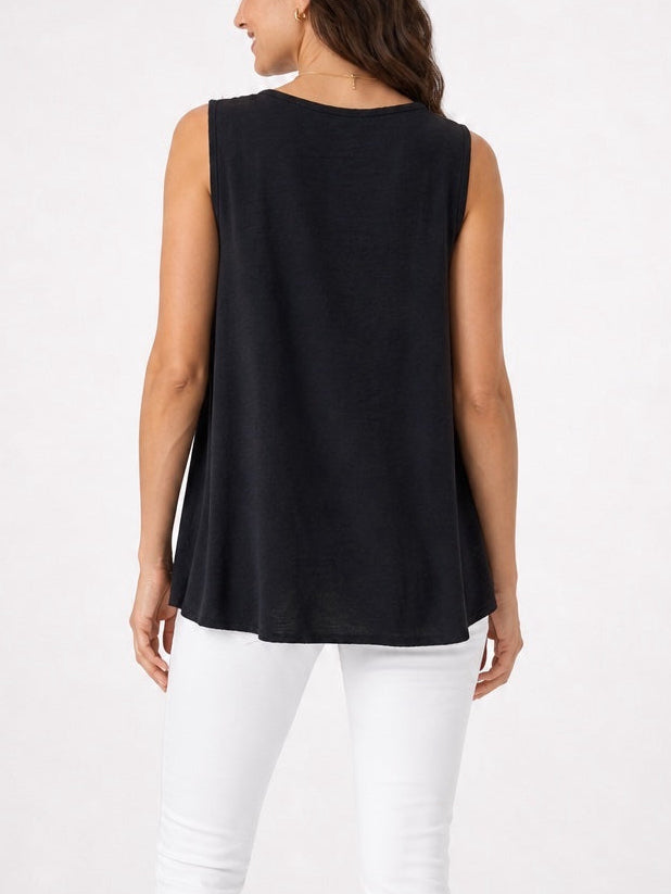 Scalloped Hem Sleeveless Top - Mixed Pack (2)