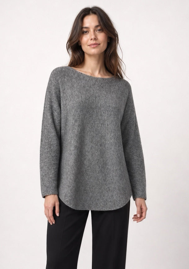 Textured Knit Boat Neck Sweater - Mixed Pack