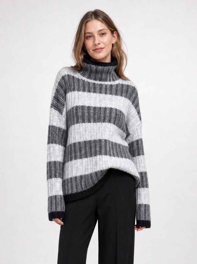 Striped Roll Neck Jumper - Mixed Pack