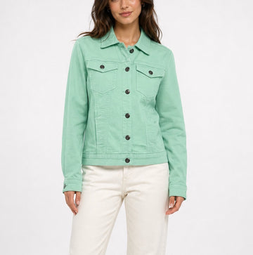 Classic Denim Jacket - Mint