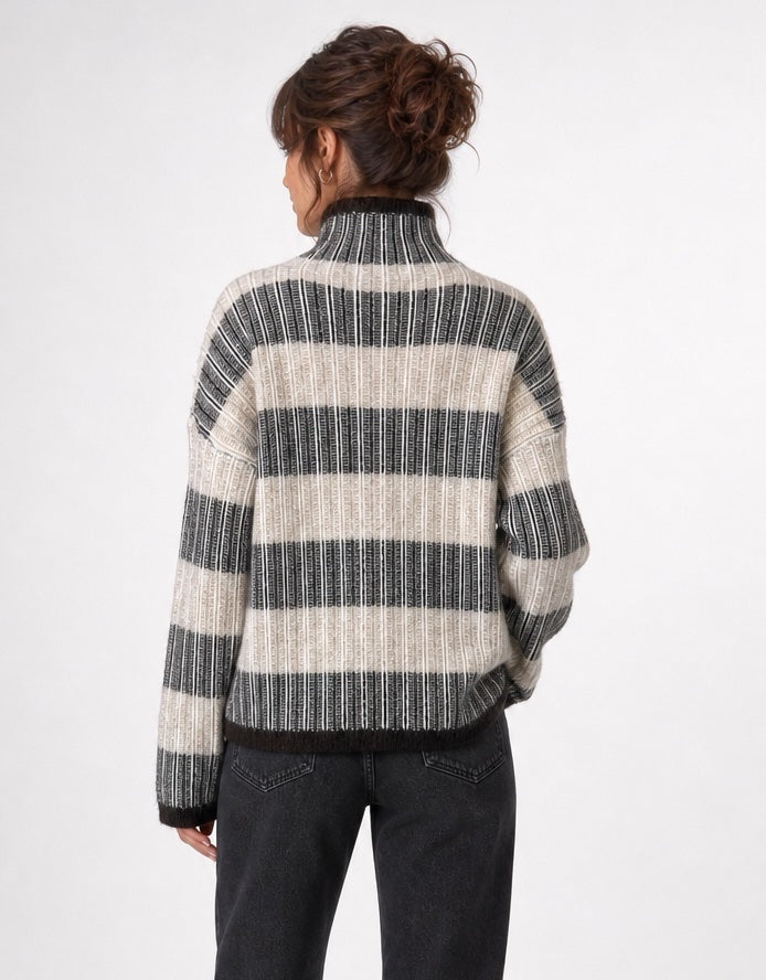 Striped Roll Neck Jumper - Mixed Pack (2)