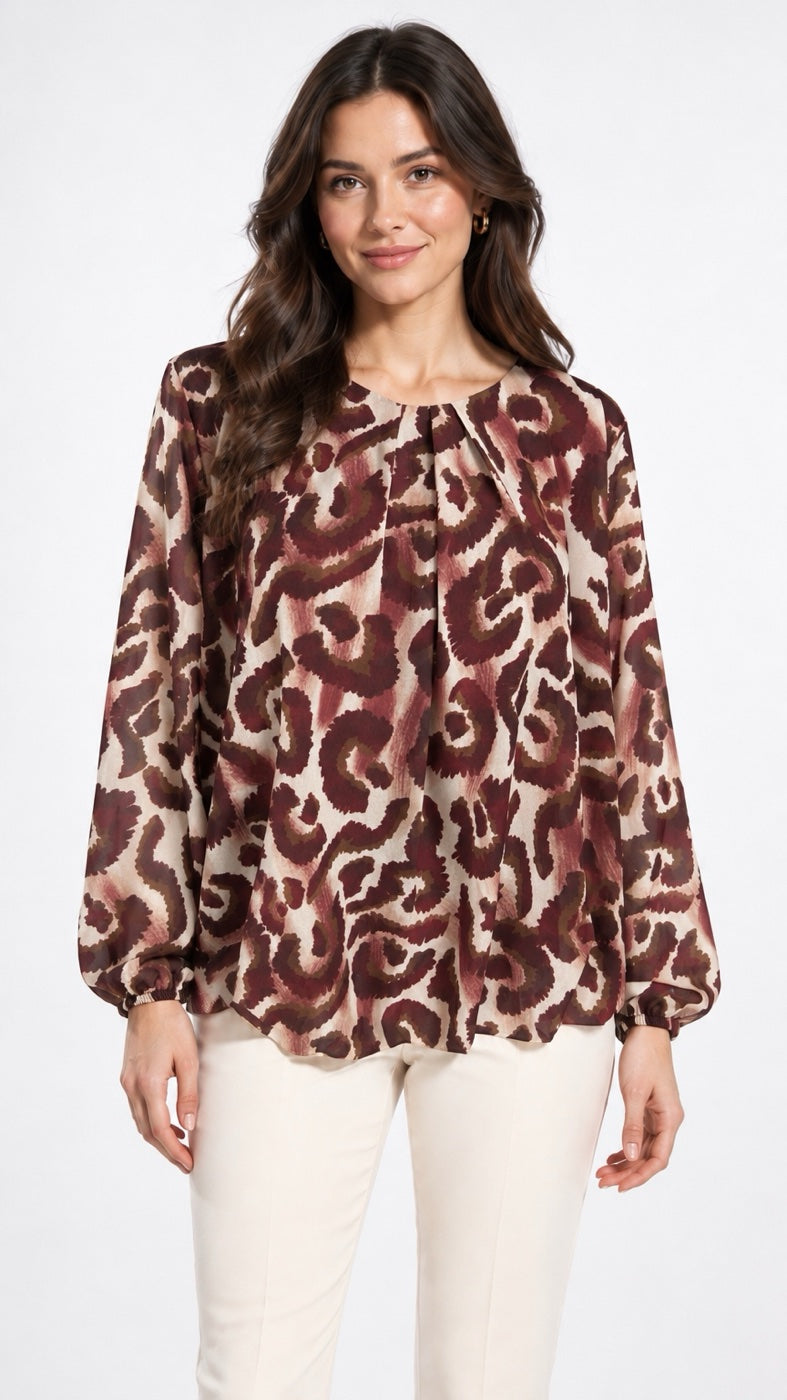 Gathered Neck Tie Back Blouse - Mixed Pack