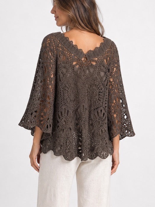 Intricate Crochet Floral Two Piece Top - Mixed Pack (2)