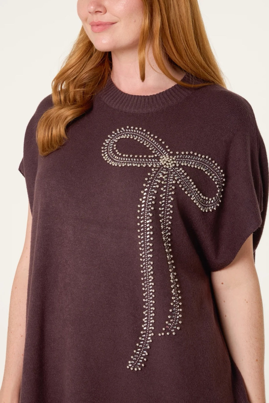 Sparkling Bow Embellished Knitted Vest - Mixed Pack