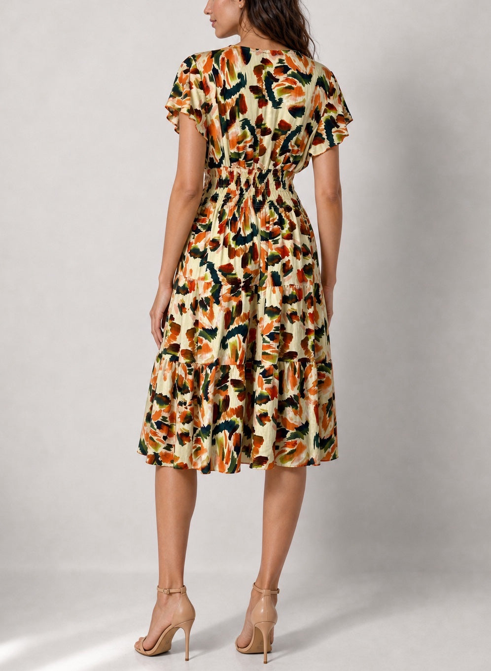 Abstract Print Midi Dress - Mixed Pack (2)
