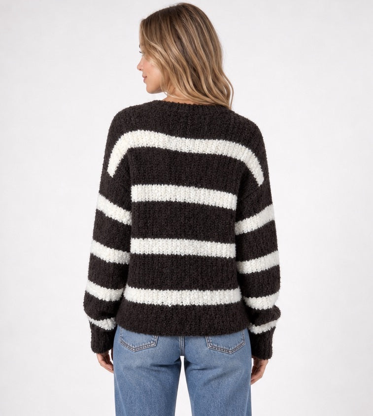Striped Textured Knit Jumper - Mixed Pack (2)