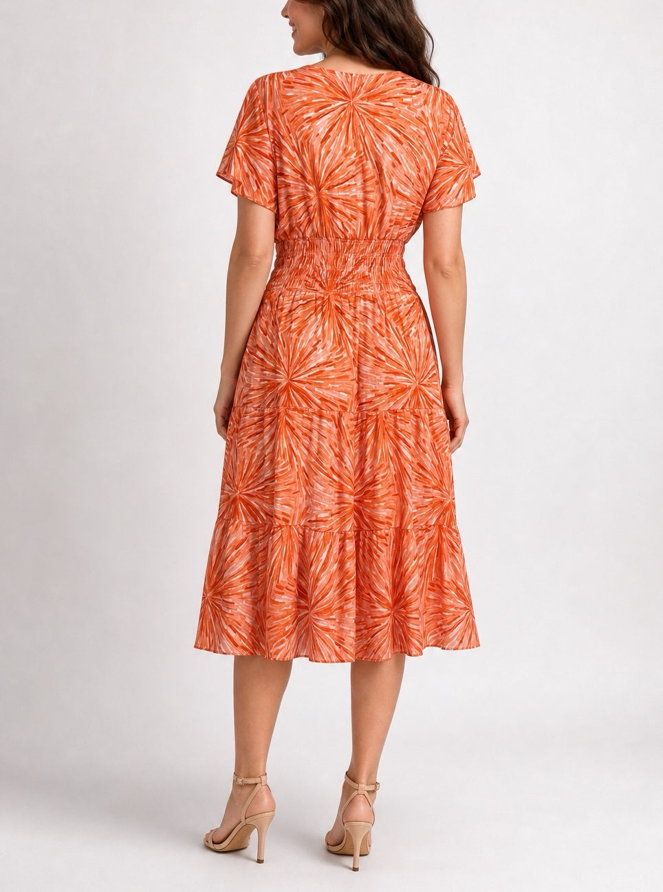 Tiered Midi Dress with Button Front - Mixed Pack (2)