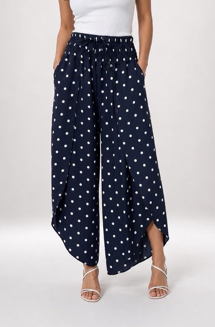 Polka Dot Open-Leg Culottes - Mixed Pack