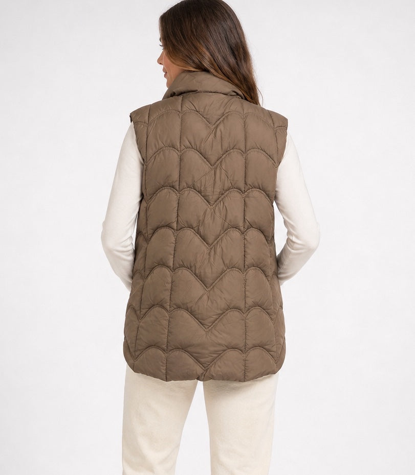 Quilted Puffer Vest with High Neck - Mixed Pack (2)