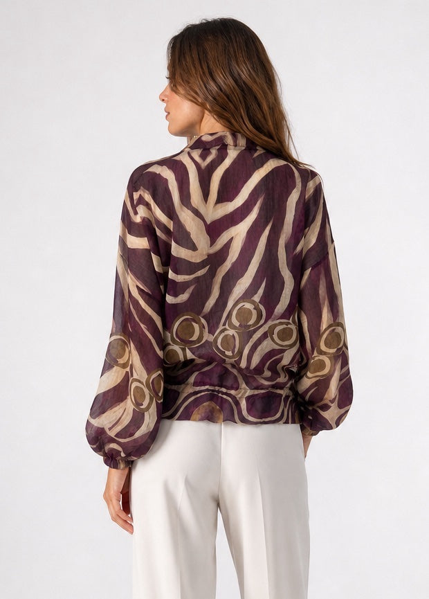 Abstract Print Zip-Front Jacket - Mixed Pack (2)