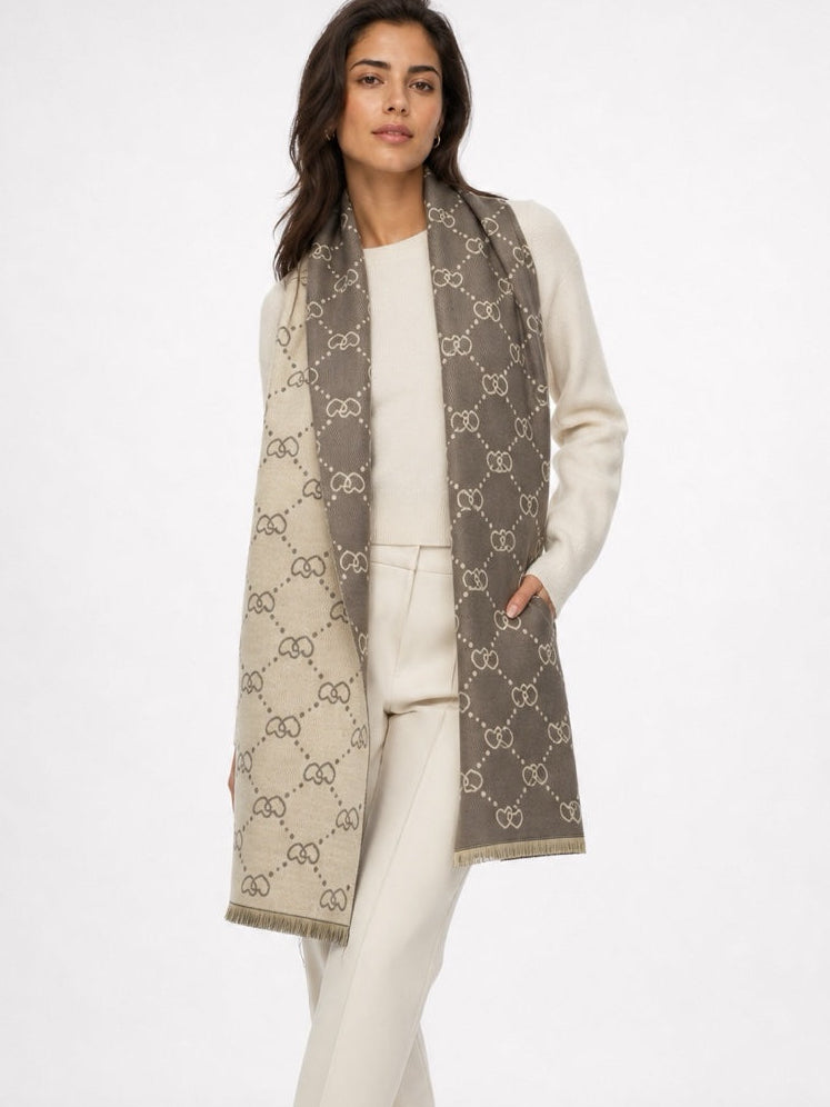 Monogrammed Jacquard Scarf - Mixed Pack