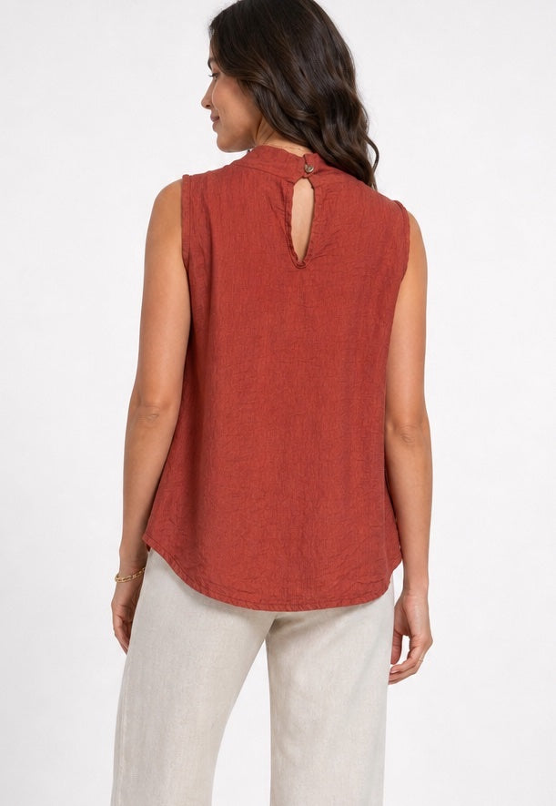 Sleeveless Blouse with Twisted Neckline - Mixed Pack (2)