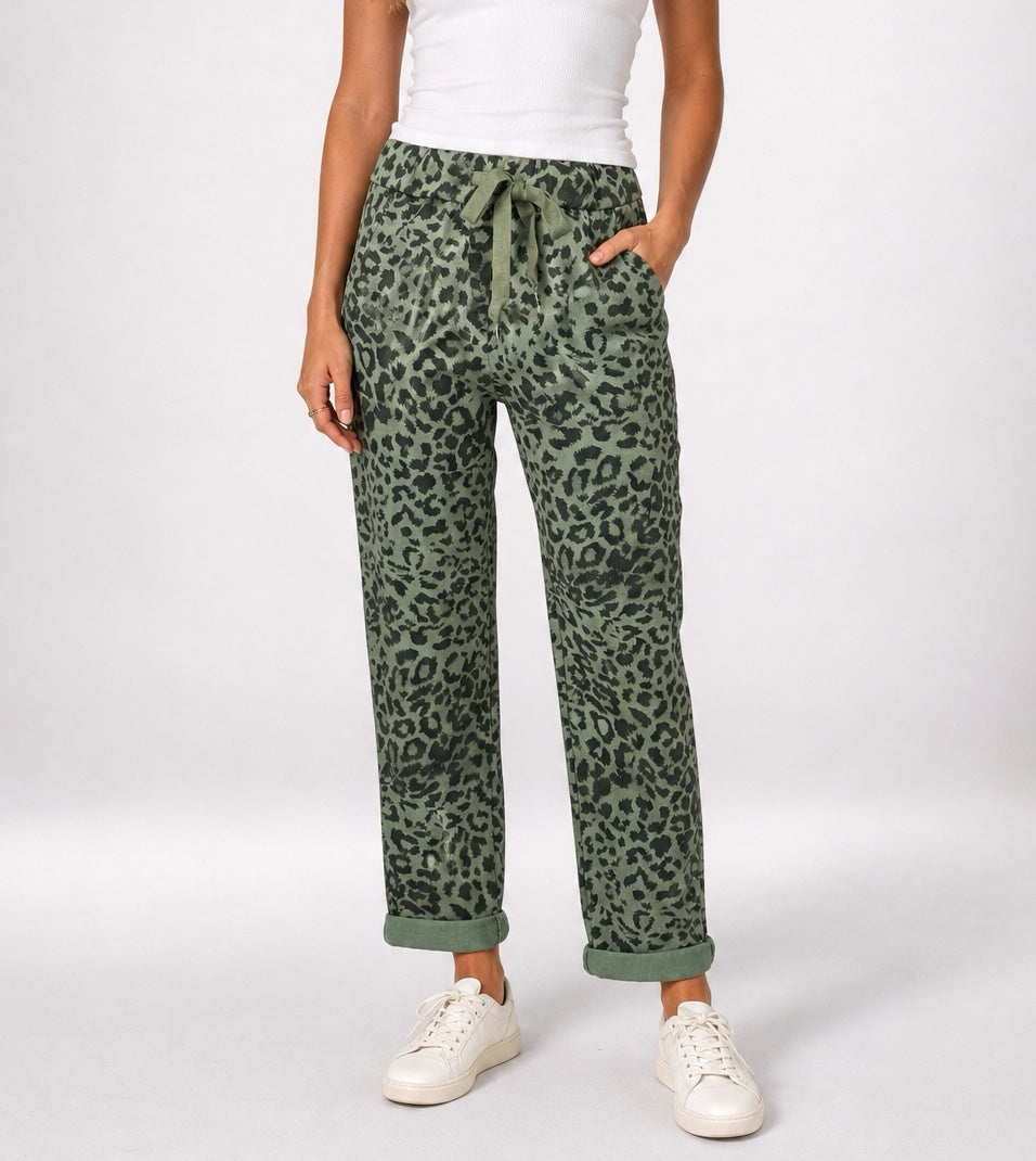 Leopard Print Magic Trousers - Mixed Pack