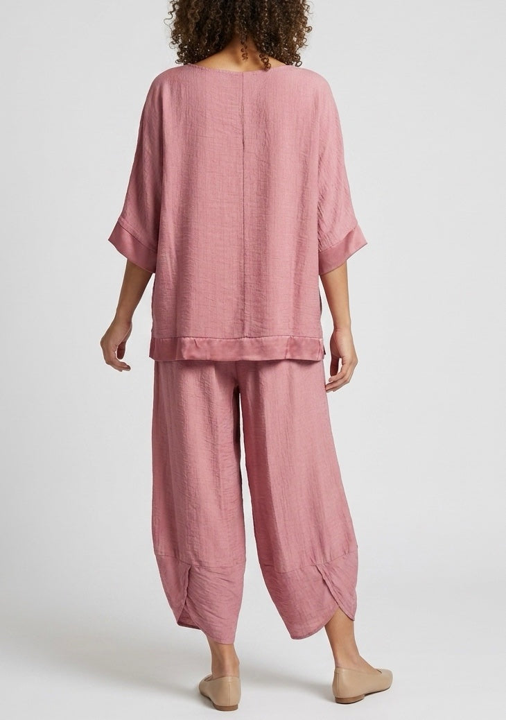 Relaxed Textured Top and Culotte Set - Mixed Pack (2)
