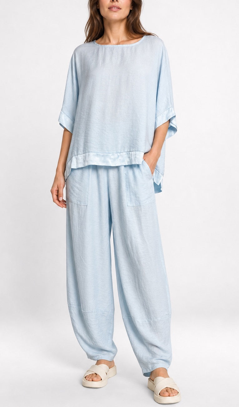 Relaxed Textured Top and Culotte Set - Mixed Pack