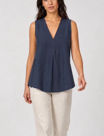 Sleeveless V-neck Tunic - Mixed Pack