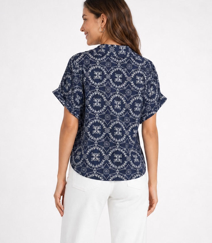 Printed Button Front Shirt - Mixed Pack (2)