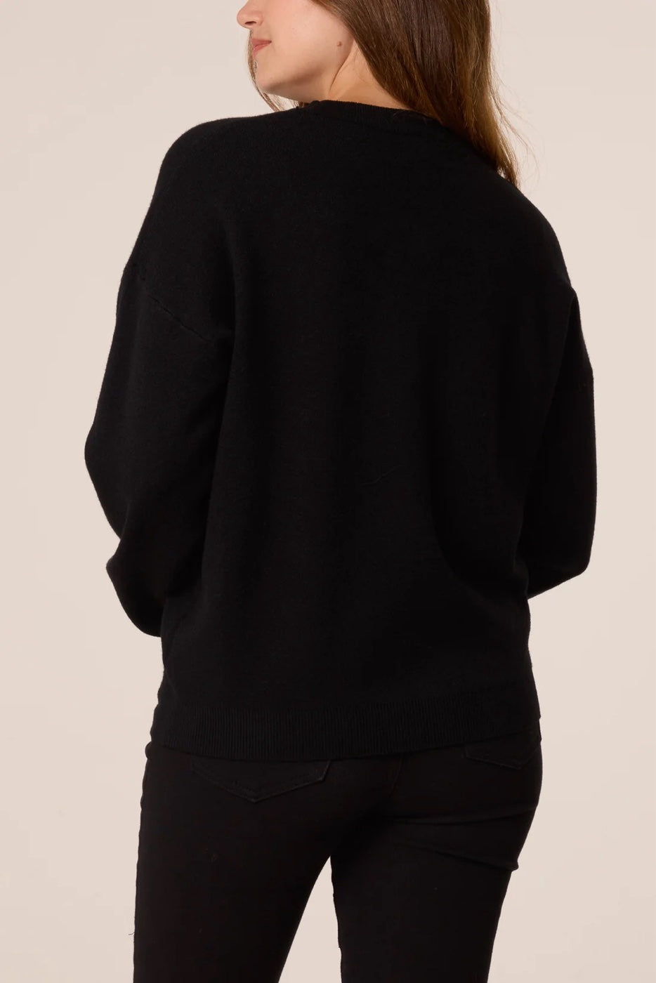 Sparkling Bulb Knit Sweater - Black (2)