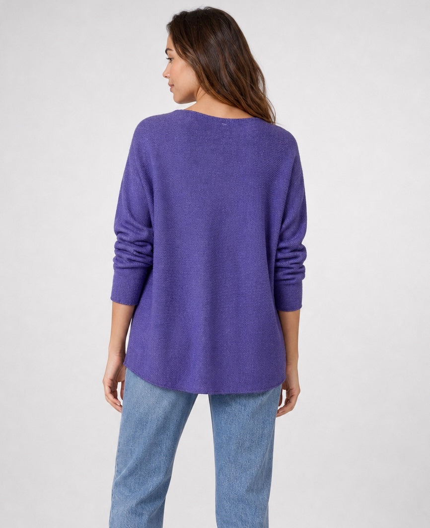 Textured Knit V-Neck Jumper - Mixed Pack (2)