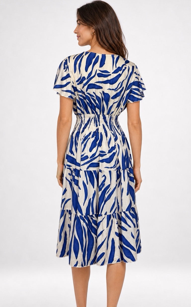 Abstract Print Midi Dress - Mixed Pack (2)